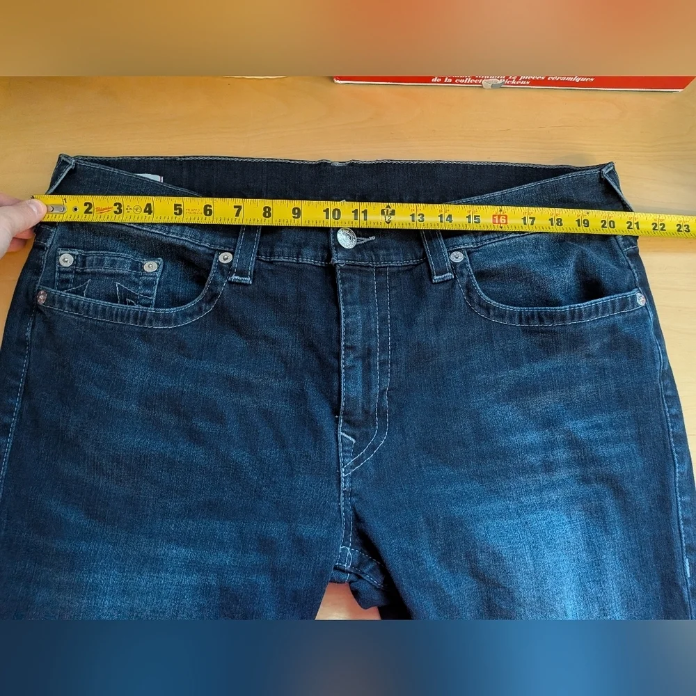 TRUE RELIGION Men Jeans Size 40 Rocco Relaxed Skinny - Picture 12 of 14